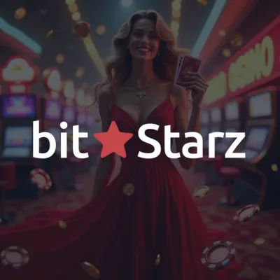 Screenshot showcasing a variety of casino game thumbnails on the Bitstarz platform